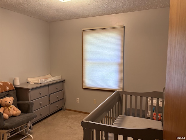 2119 Rains St, Murphysboro, IL 62966 - carpeted bedroom featuring a textured ceiling
