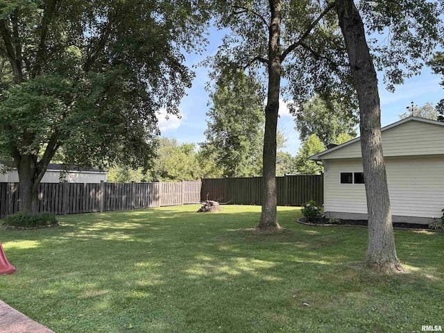 2119 Rains St, Murphysboro, IL 62966 - view of fenced yard
