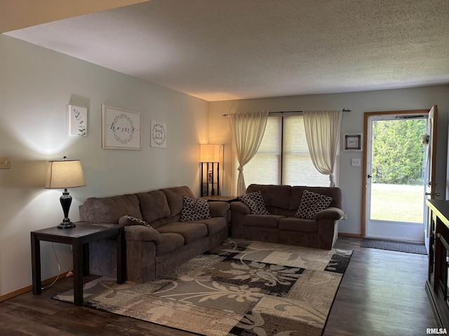 2119 Rains St, Murphysboro, IL 62966 - living room with wood finished floors and baseboards