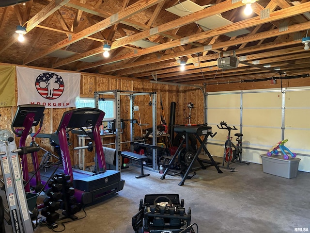 2119 Rains St, Murphysboro, IL 62966 - garage with a garage door opener