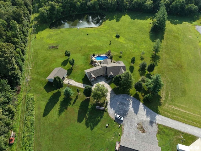 1016 Michael Ln, West Frankfort, IL 62812 - drone / aerial view of a large body of water