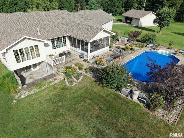 1016 Michael Ln, West Frankfort, IL 62812 - view of subject property with a pool