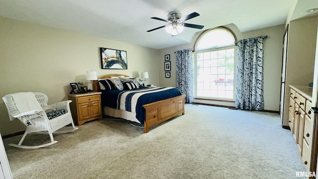 1016 Michael Ln, West Frankfort, IL 62812 - bedroom with light colored carpet and ceiling fan