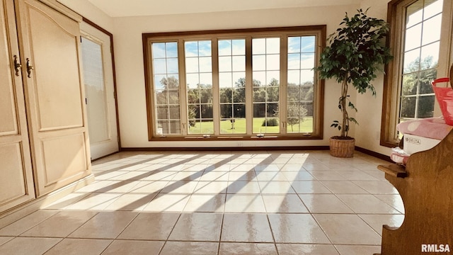 1016 Michael Ln, West Frankfort, IL 62812 - entryway with light tile patterned floors and baseboards