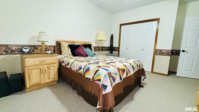 1016 Michael Ln, West Frankfort, IL 62812 - bedroom with light colored carpet and a closet