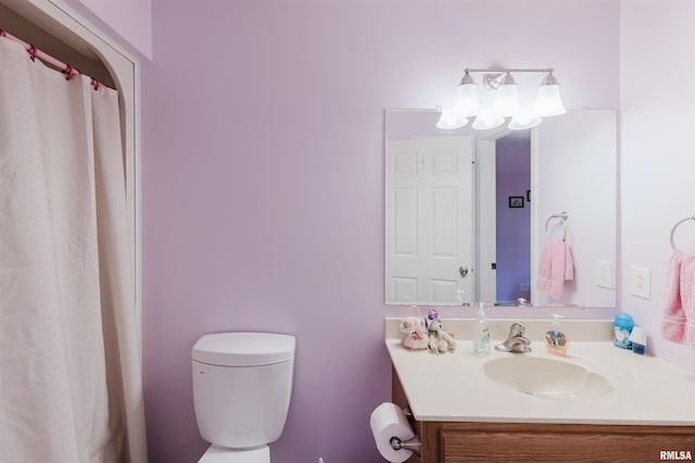 11823 Taylor Dr, Marion, IL 62959 - full bath with vanity and a shower with curtain