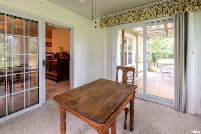 508 Lexington Ct, Carbondale, IL 62901 - dining area with light colored carpet