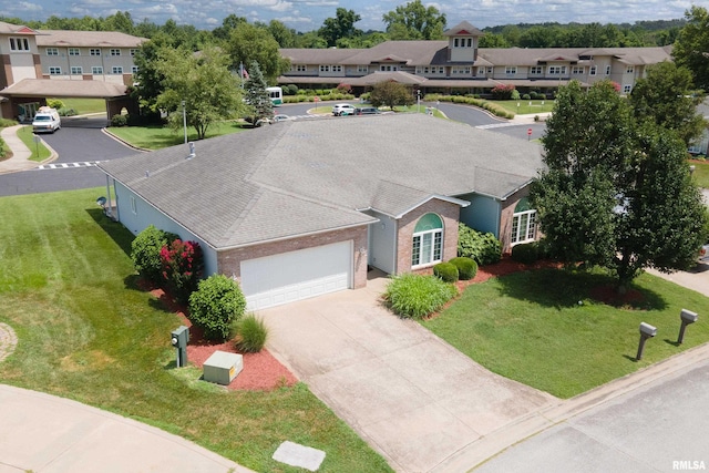 1002 Villa Ct, Carbondale, IL 62901 - aerial perspective of suburban area