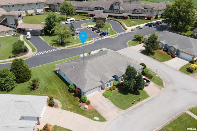 1002 Villa Ct, Carbondale, IL 62901 - aerial perspective of suburban area