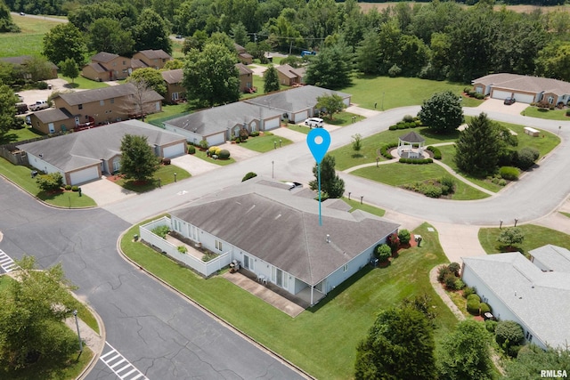 1002 Villa Ct, Carbondale, IL 62901 - aerial view of residential area