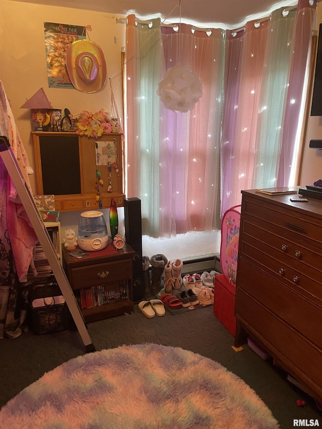 17726 Quiet Acres Rd, Scheller, IL 62883 - bedroom with carpet floors