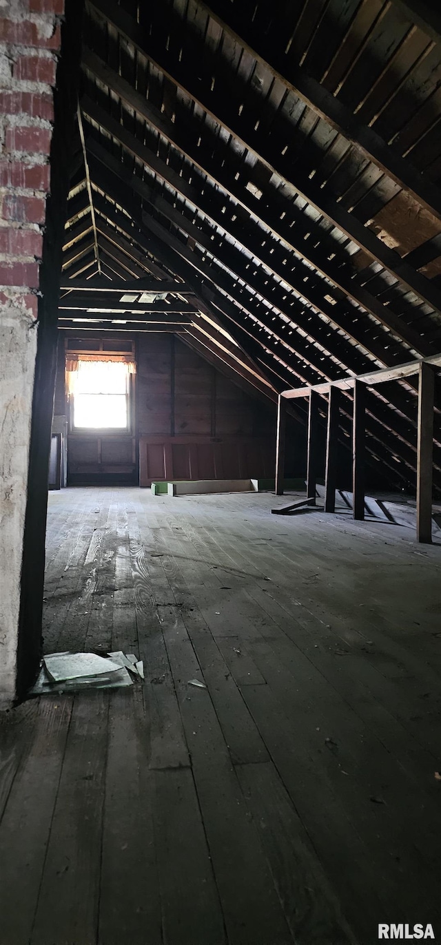 232 N James Ave, Centralia, IL 62801 - view of unfinished attic