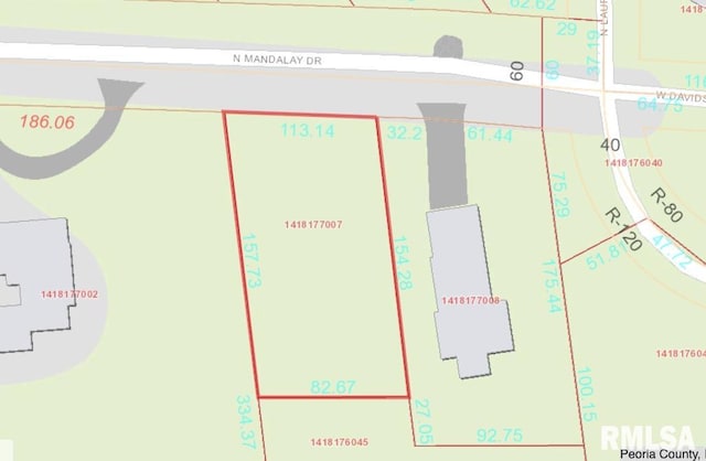 LOT3 N Mandalay Dr, Peoria IL, 61614 land for sale