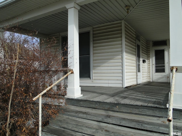 view of deck