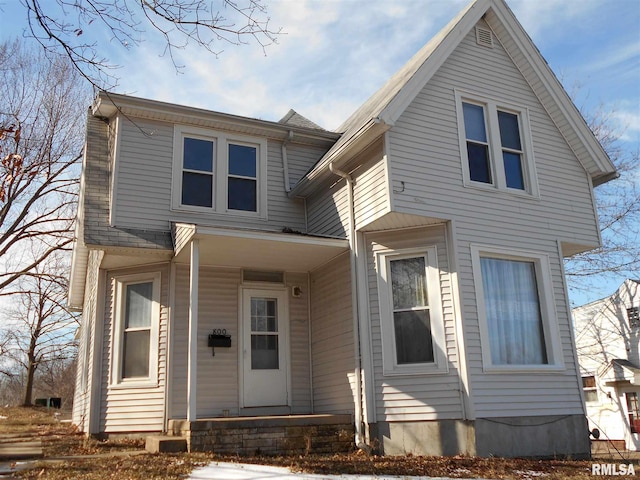 view of front of home