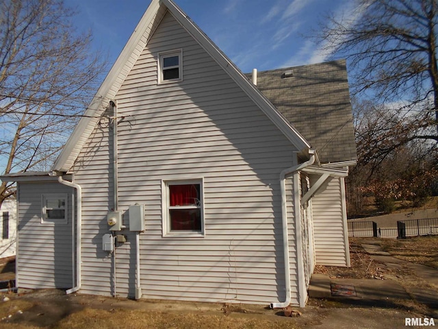 view of rear view of house