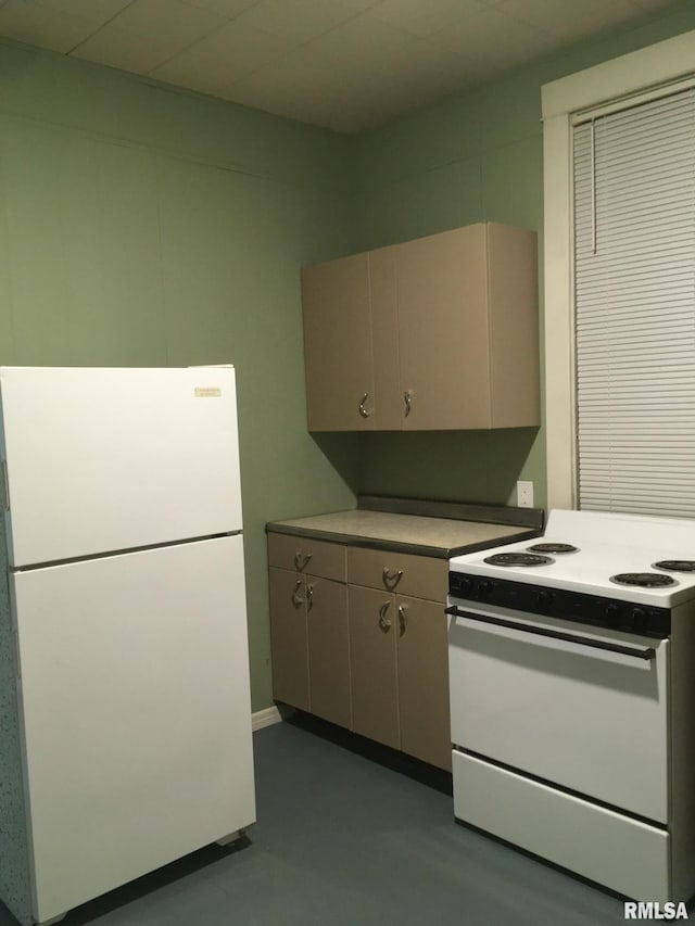 kitchen with white appliances