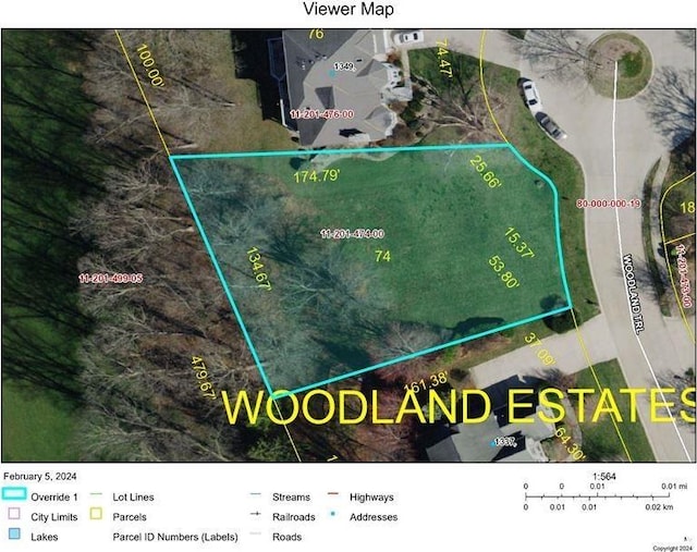 1343 Woodland Trl, Macomb IL, 61455 land for sale