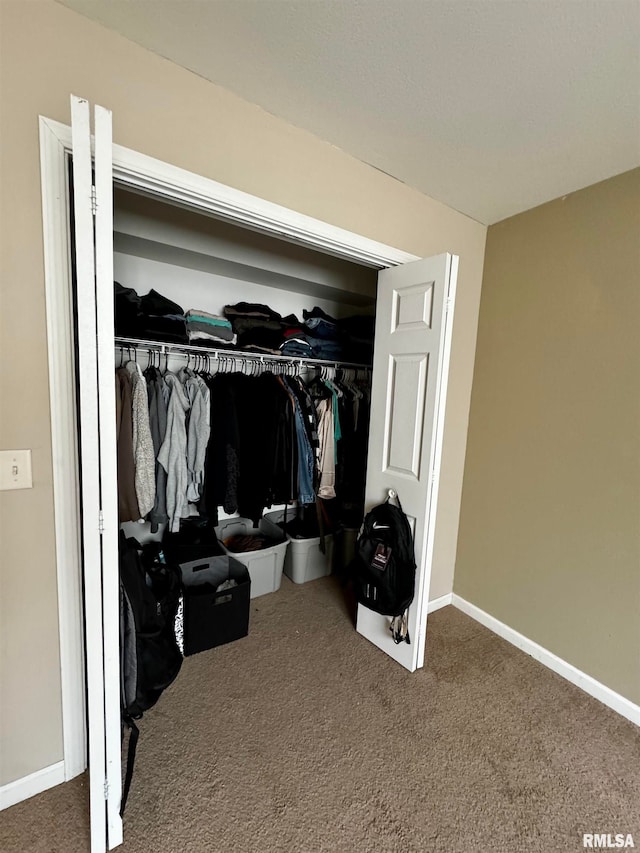 view of closet