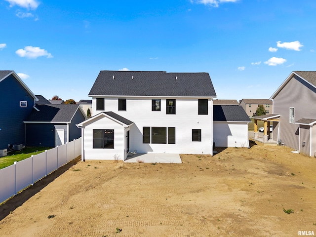 view of rear view of property