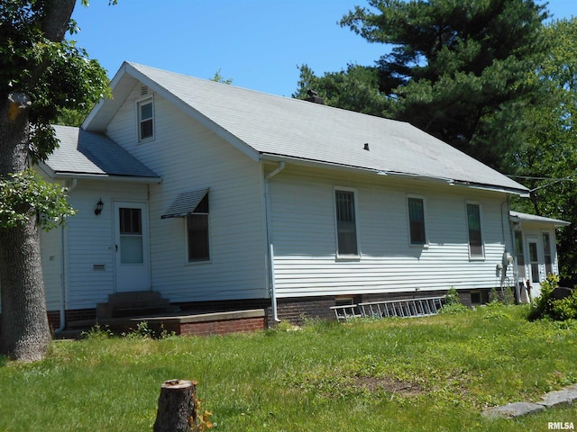 view of rear view of property