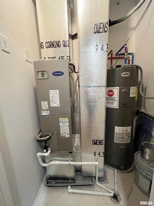 utilities with electric water heater