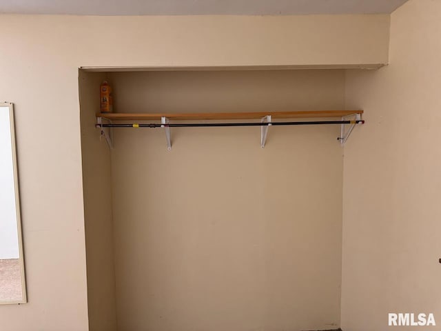 view of closet