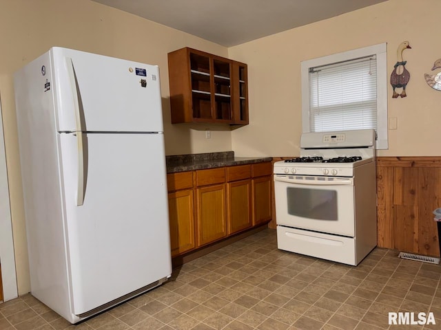 kitchen featuring white appliances