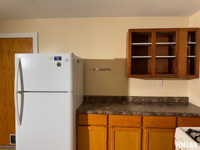 kitchen with white appliances