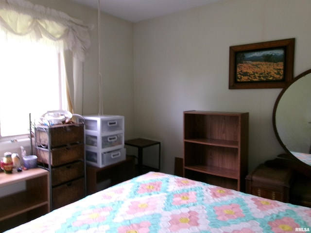 bedroom featuring multiple windows