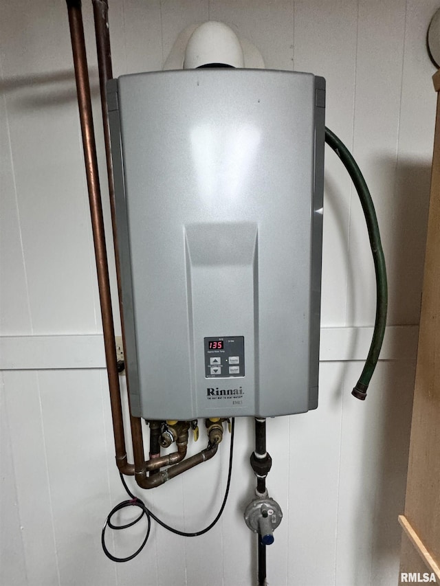 utilities featuring water heater