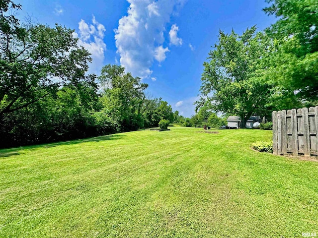 view of yard