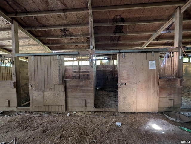 view of stable