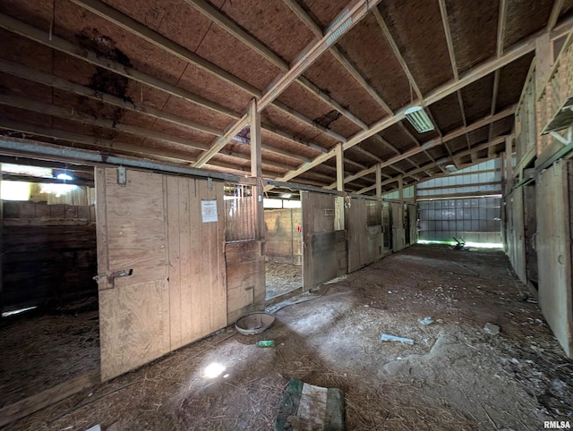 view of horse barn