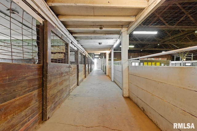 view of stable