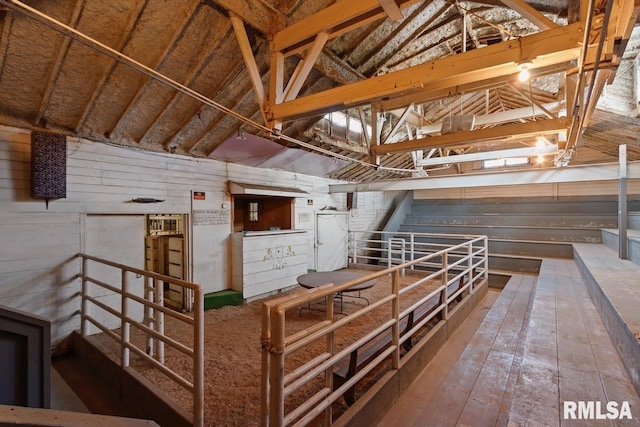 view of stable