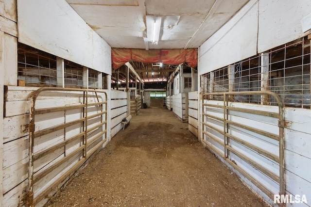 view of horse barn