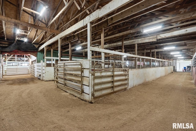 view of stable