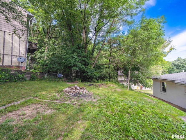 view of yard