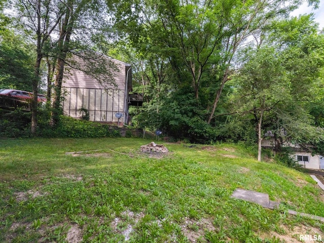 view of yard