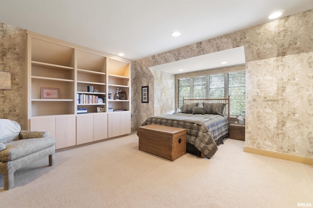 200 W Ravinwoods Rd, Peoria, IL 61615 - bedroom with carpet flooring, recessed lighting, and baseboards