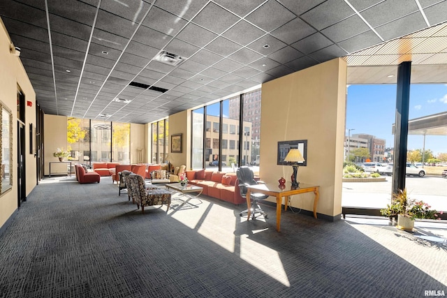 125 SW Jefferson St Unit W-5C, Peoria, IL 61602 - community lobby featuring expansive windows