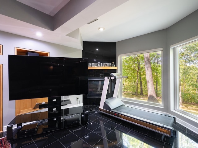 office area with a wealth of natural light