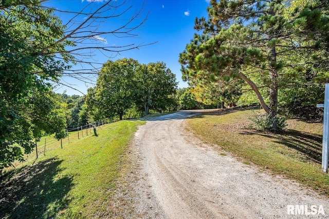 view of road