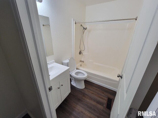 interior space with white cabinetry and dark wood-type flooring