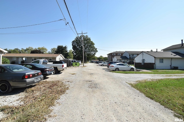 view of road