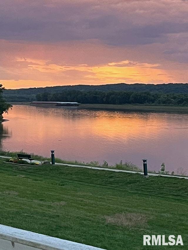 property view of water