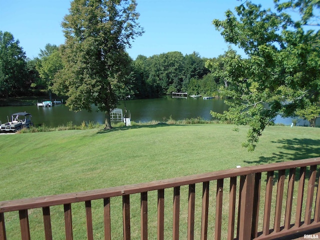 property view of water