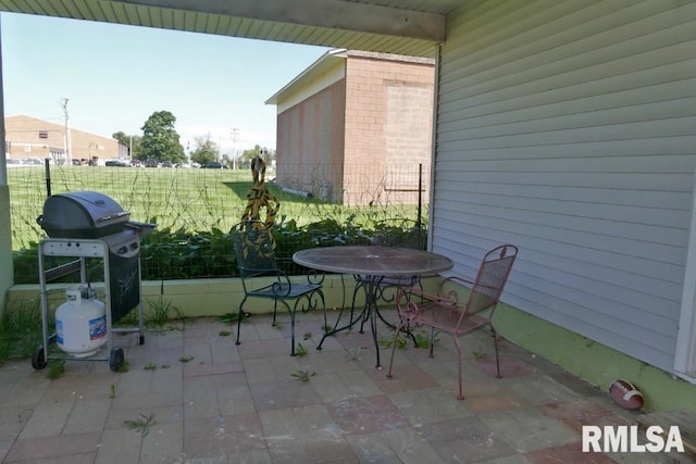 view of patio / terrace with grilling area