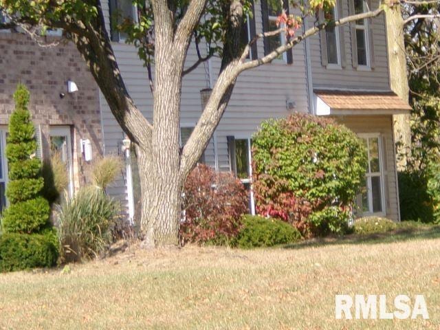 view of home's exterior featuring a yard